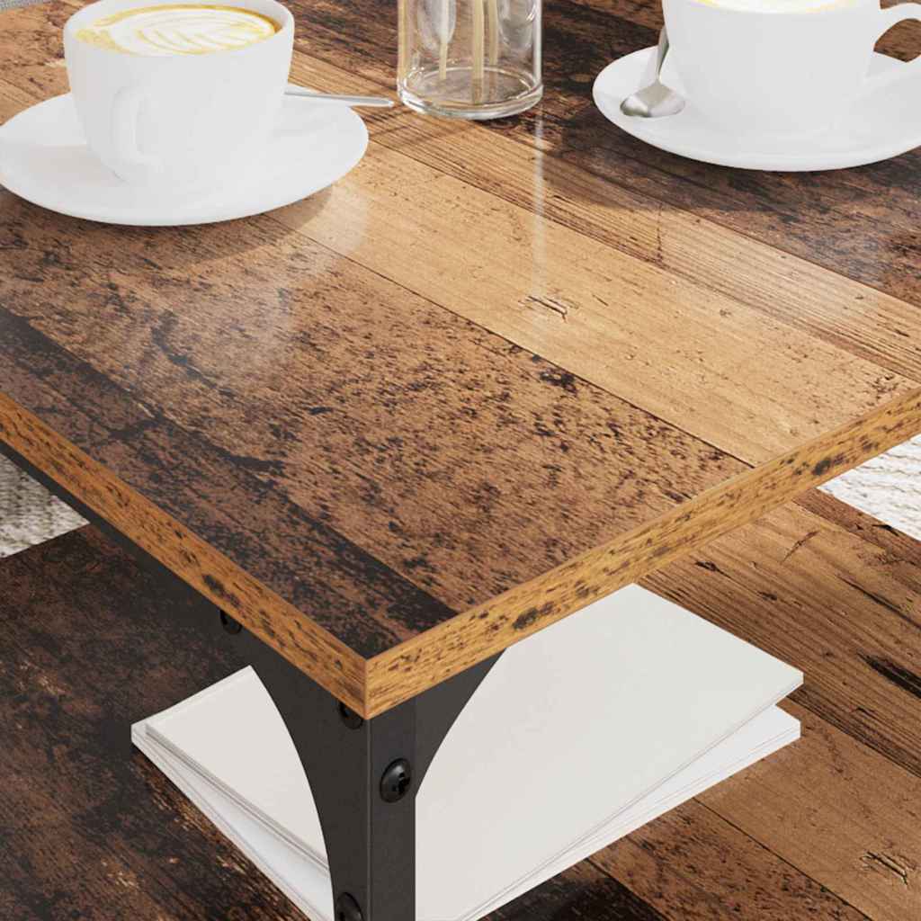 Couchtisch Altholz 55 x 55 x 40 cm Holzwerkstoff