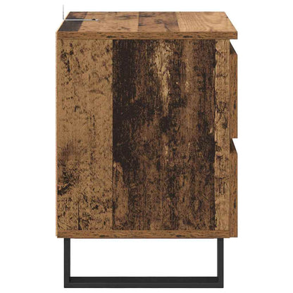 Nachttisch 2 pcs Altholz 40 x 35 x 50 cm Holzwerkstoff