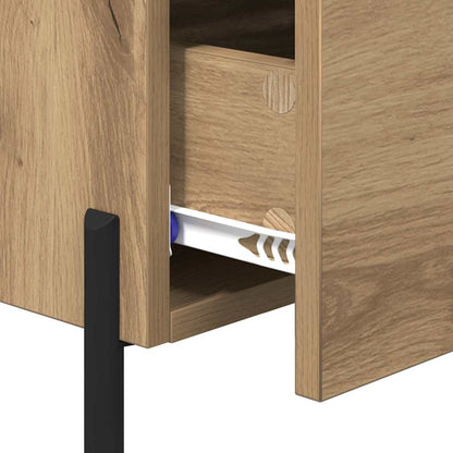 Nachttisch 2 pcs Artisan-Eiche 40 x 35 x 47,5 cm Holzwerkstoff