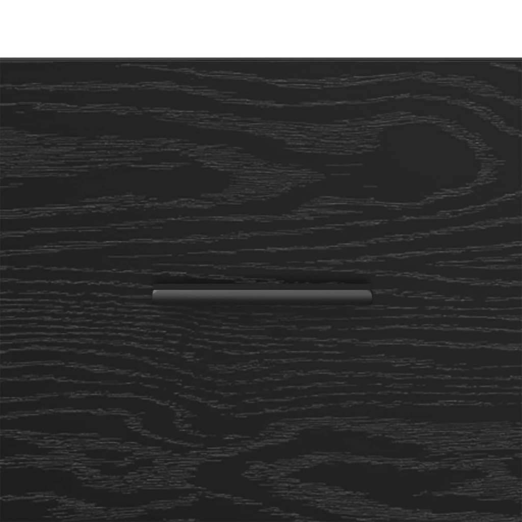 Nachttisch 2 pcs Schwarze Eiche 40 x 35 x 47,5 cm Holzwerkstoff