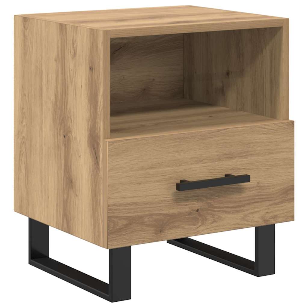 Nachttisch 2 pcs Artisan-Eiche 40 x 35 x 47,5 cm Holzwerkstoff