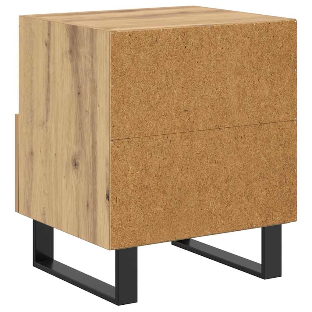 Nachttisch 2 pcs Artisan-Eiche 40 x 35 x 47,5 cm Holzwerkstoff