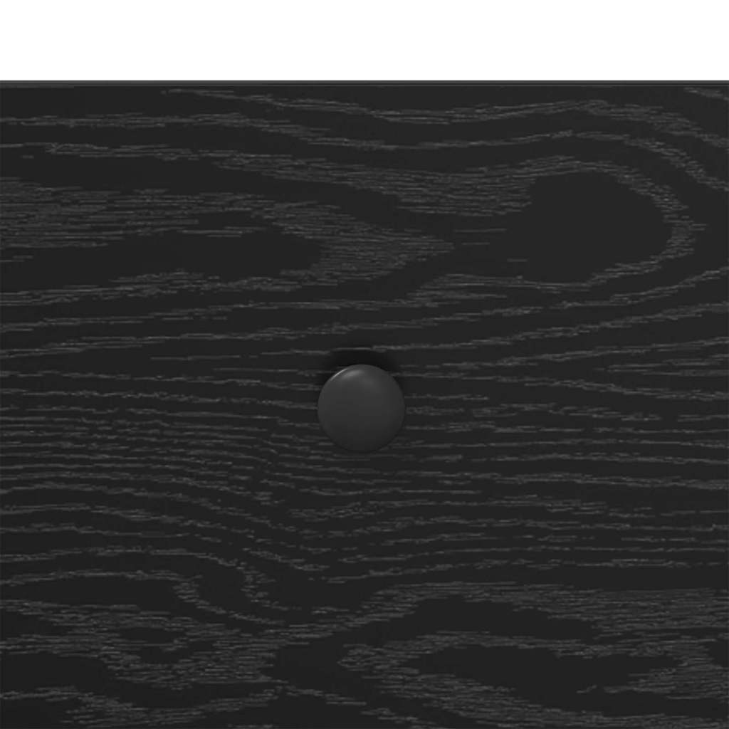 Nachttisch Schwarz Eichen-Optik 35 x 30 x 51 cm Holzwerkstoff