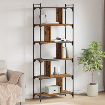 Bücherregal Altholz 76 x 32 x 192 cm Holzwerkstoff