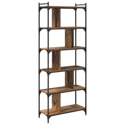 Bücherregal Altholz 76 x 32 x 192 cm Holzwerkstoff