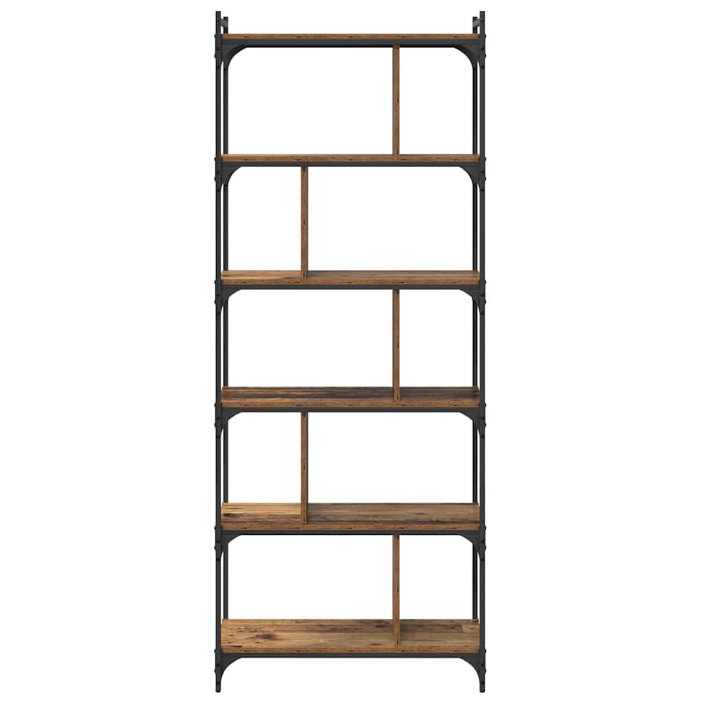 Bücherregal Altholz 76 x 32 x 192 cm Holzwerkstoff