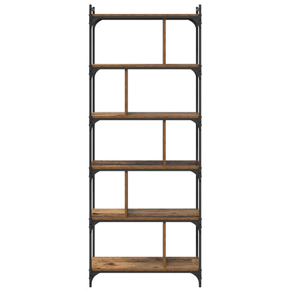 Bücherregal Altholz 76 x 32 x 192 cm Holzwerkstoff
