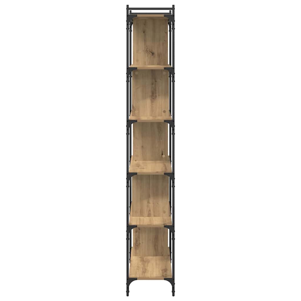 Bücherregal Artisan-Eiche 76 x 32 x 192 cm Holzwerkstoff
