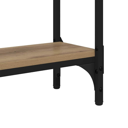 Konsolentisch mit Regal Artisan-Eiche 75 x 22,5 x 75 cm