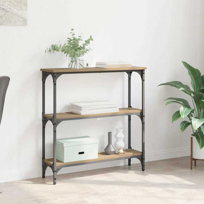 Konsolentisch mit Regal Artisan-Eiche 75 x 22,5 x 75 cm
