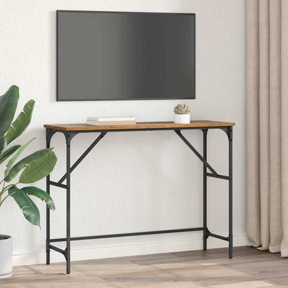 Konsolentisch Altholz 100 x 32 x 75 cm Holzwerkstoff