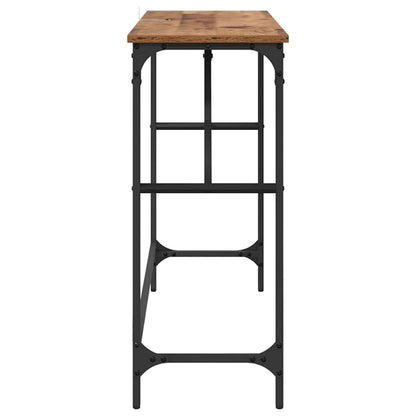 Konsolentisch Altholz 100 x 32 x 75 cm Holzwerkstoff