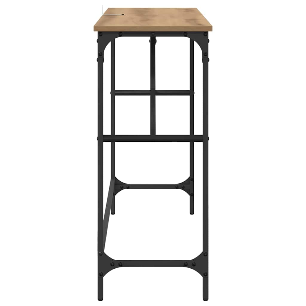 Konsolentisch Artisan-Eiche 100 x 32 x 75 cm Holzwerkstoff