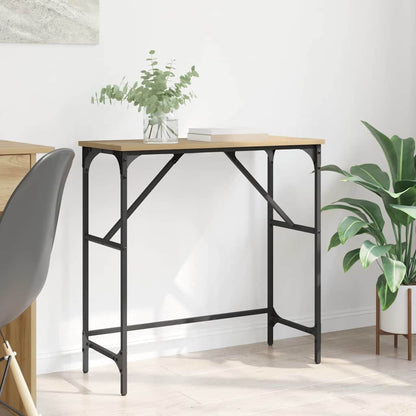 Konsolentisch Artisan-Eiche 75 x 32 x 75 cm Holzwerkstoff