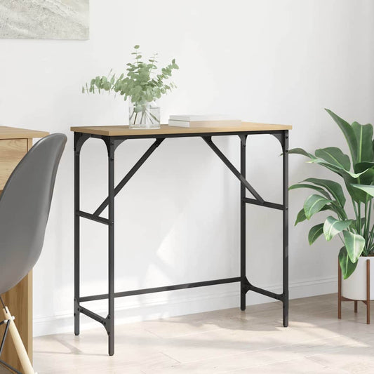 Konsolentisch Artisan-Eiche 75 x 32 x 75 cm Holzwerkstoff