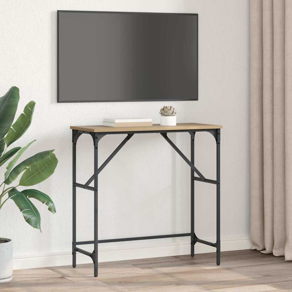 Konsolentisch Artisan-Eiche 75 x 32 x 75 cm Holzwerkstoff