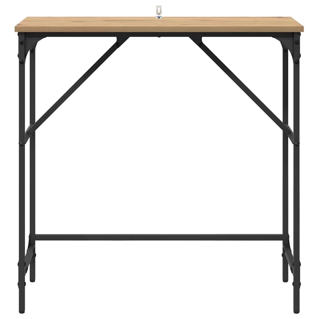 Konsolentisch Artisan-Eiche 75 x 32 x 75 cm Holzwerkstoff