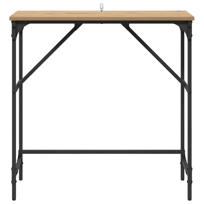 Konsolentisch Artisan-Eiche 75 x 32 x 75 cm Holzwerkstoff