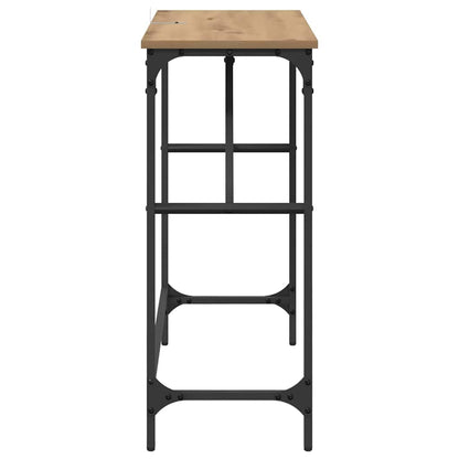 Konsolentisch Artisan-Eiche 75 x 32 x 75 cm Holzwerkstoff