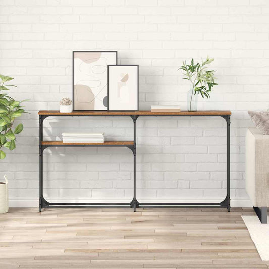 Konsolentisch Altholz 145x22.5x75cm Holzwerkstoff