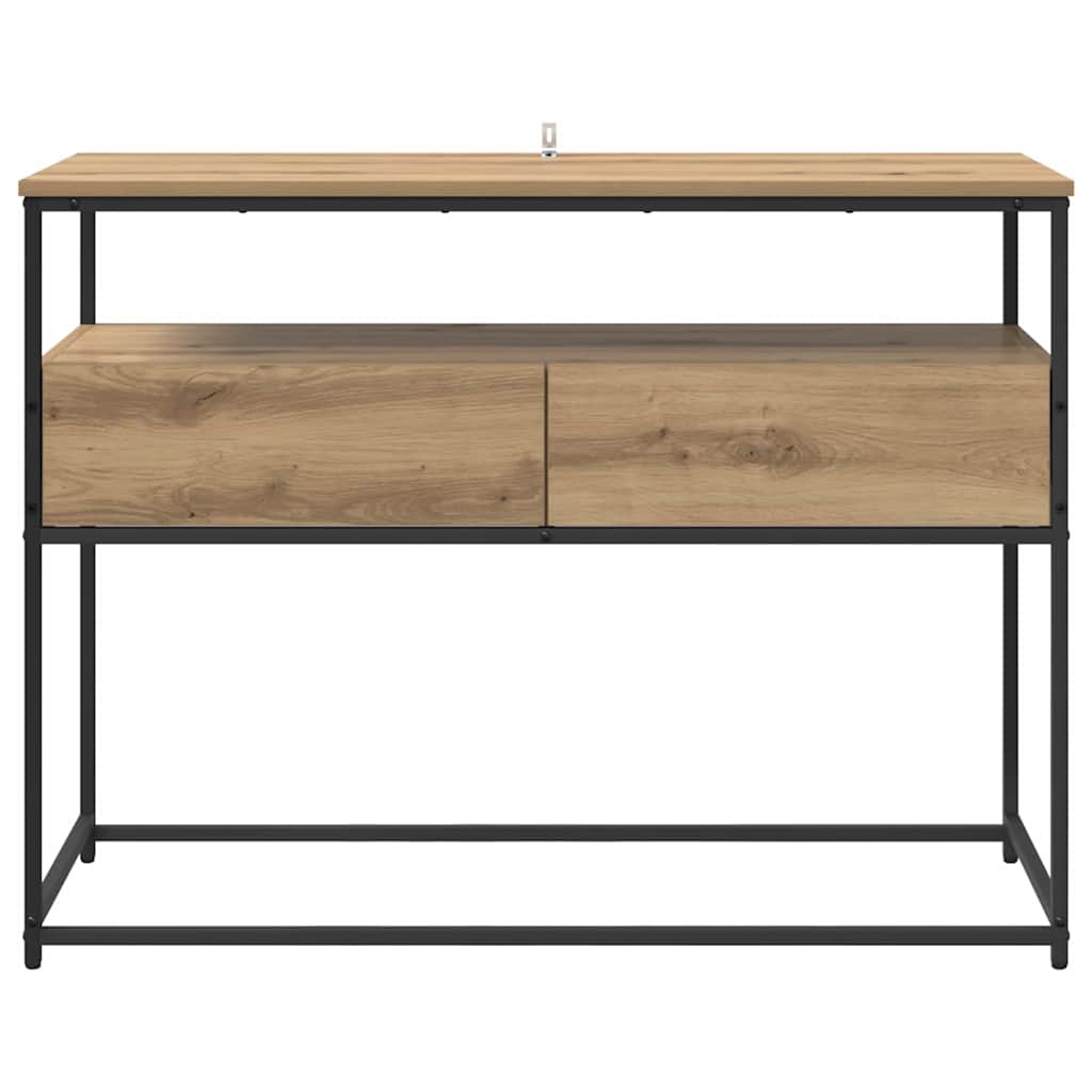 Konsolentisch Artisan-Eiche 100 x 40 x 75 cm Holzwerkstoff