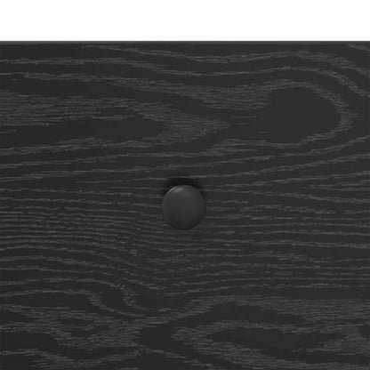 Konsolentisch Schwarz Eichen-Optik 100 x 34,5 x 75 cm