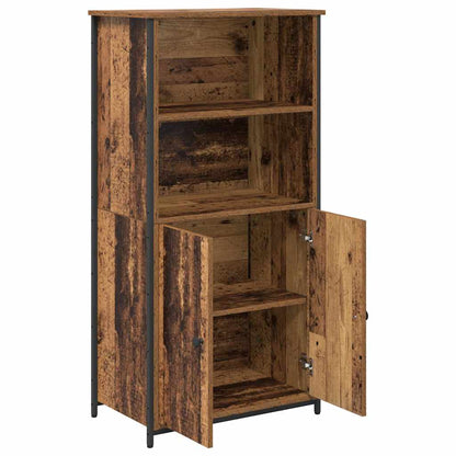 Highboard Altholz 62 x 36 x 121,5 cm Holzwerkstoff