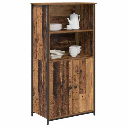 Highboard Altholz 62 x 36 x 121,5 cm Holzwerkstoff