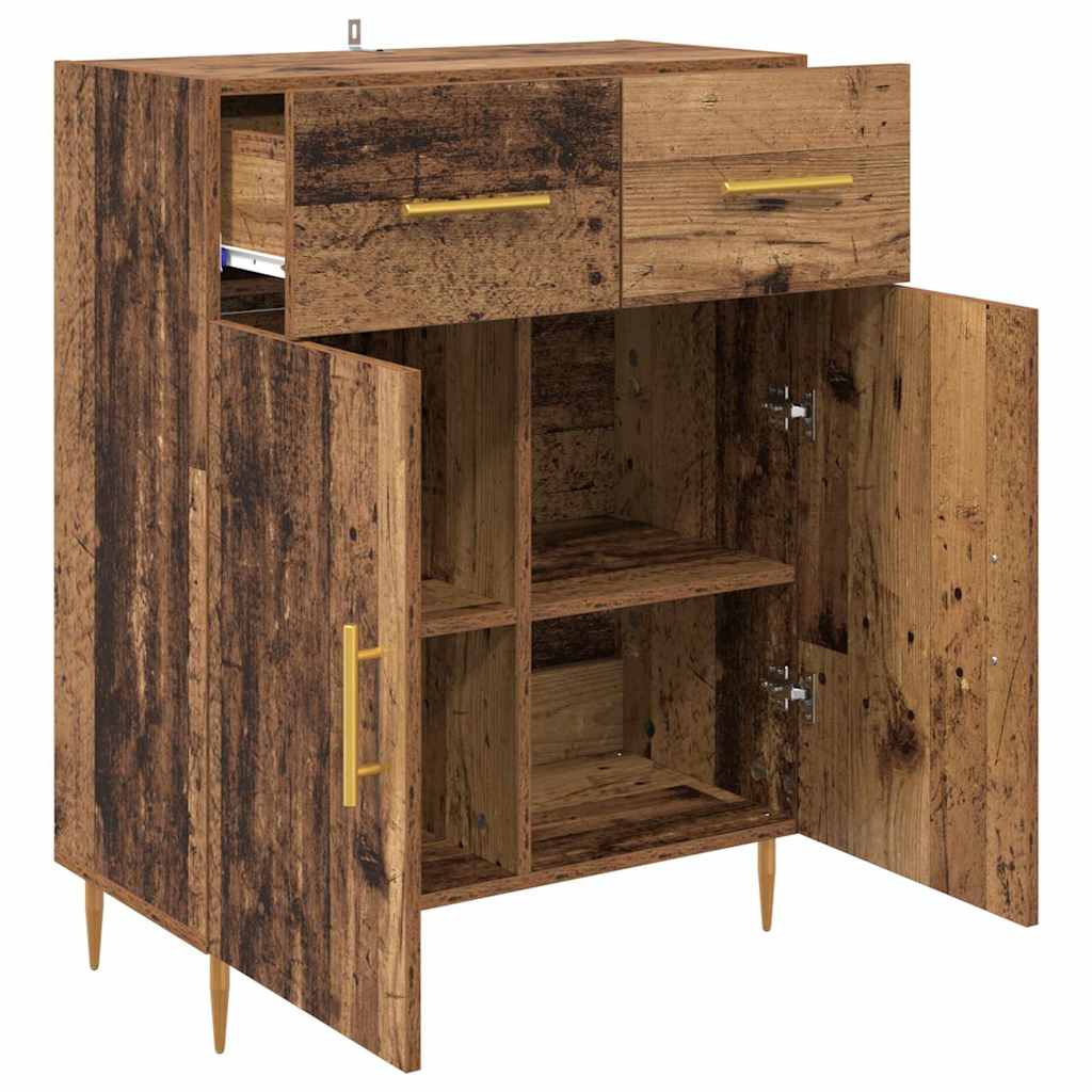 Sideboard Altholz 69,5 x 34 x 90 cm Holzwerkstoff