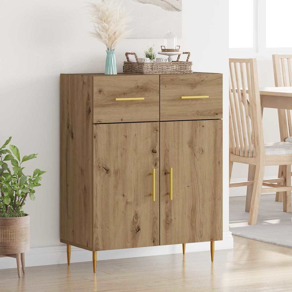 Sideboard Artisan-Eiche 69,5 x 34 x 90 cm Holzwerkstoff