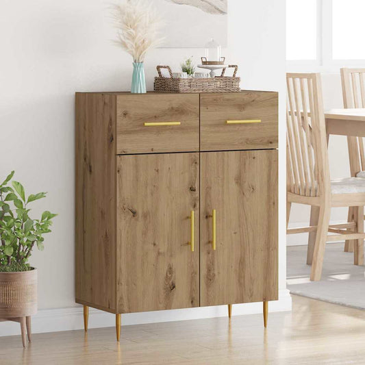 Sideboard Artisan-Eiche 69,5 x 34 x 90 cm Holzwerkstoff