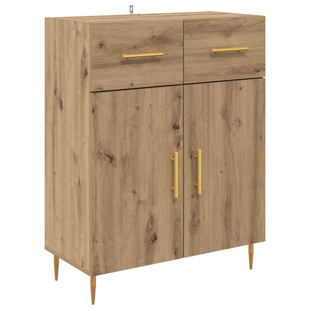 Sideboard Artisan-Eiche 69,5 x 34 x 90 cm Holzwerkstoff