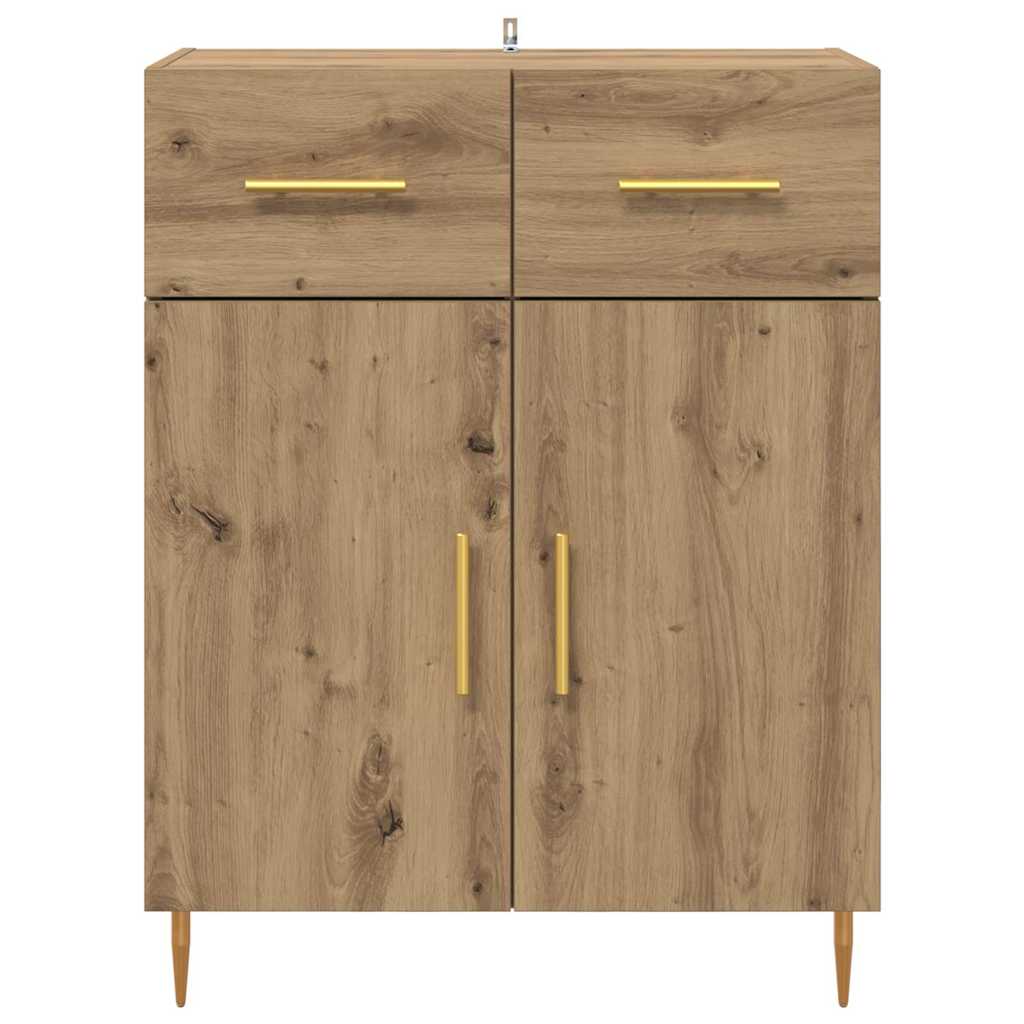 Sideboard Artisan-Eiche 69,5 x 34 x 90 cm Holzwerkstoff