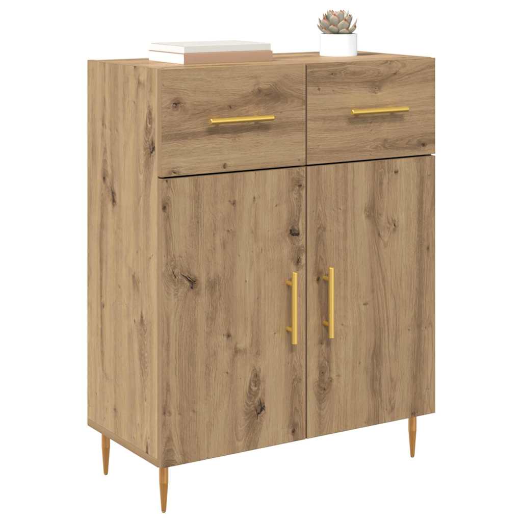 Sideboard Artisan-Eiche 69,5 x 34 x 90 cm Holzwerkstoff