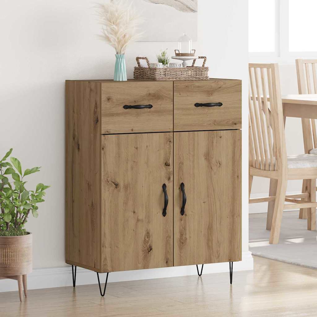 Sideboard Artisan-Eiche 69,5 x 34 x 90 cm Holzwerkstoff