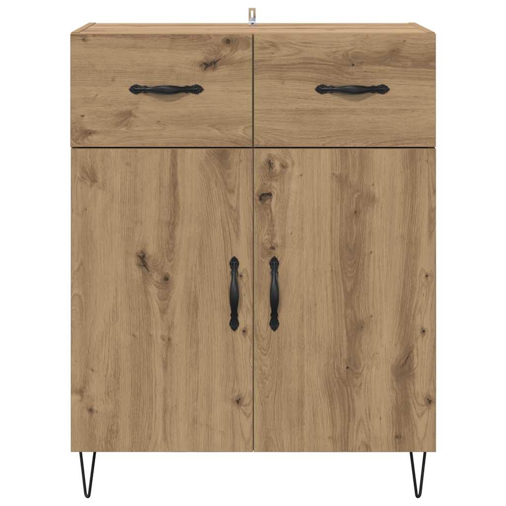 Sideboard Artisan-Eiche 69,5 x 34 x 90 cm Holzwerkstoff