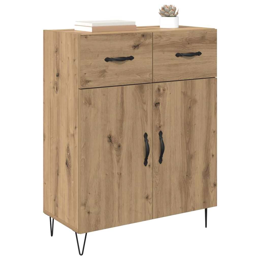 Sideboard Artisan-Eiche 69,5 x 34 x 90 cm Holzwerkstoff
