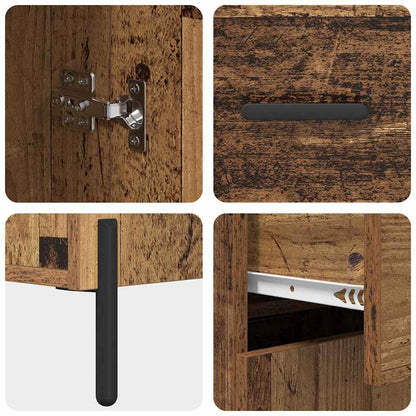 Sideboard Altholz 69,5 x 34 x 90 cm Holzwerkstoff