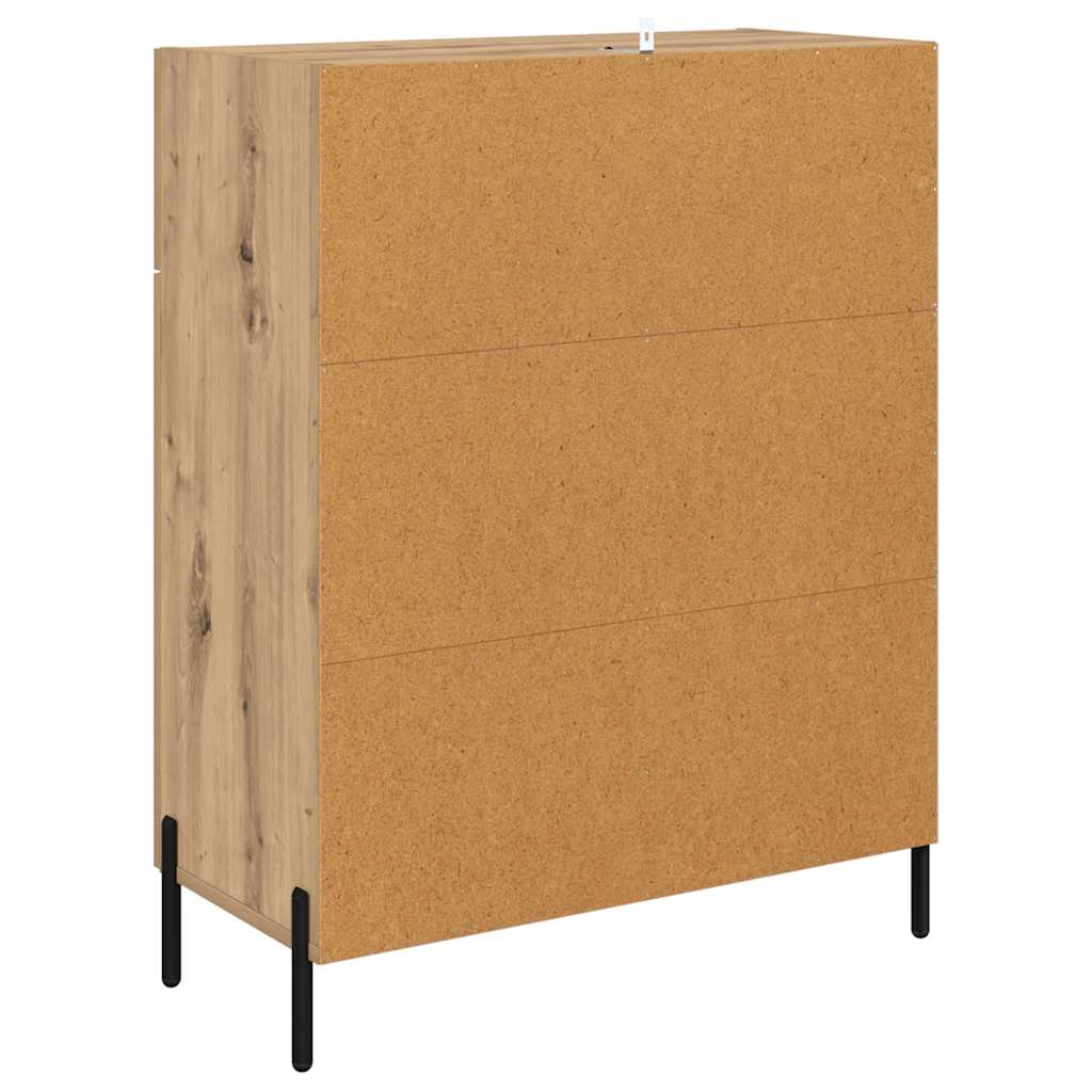 Sideboard Artisan-Eiche 69,5 x 34 x 90 cm Holzwerkstoff