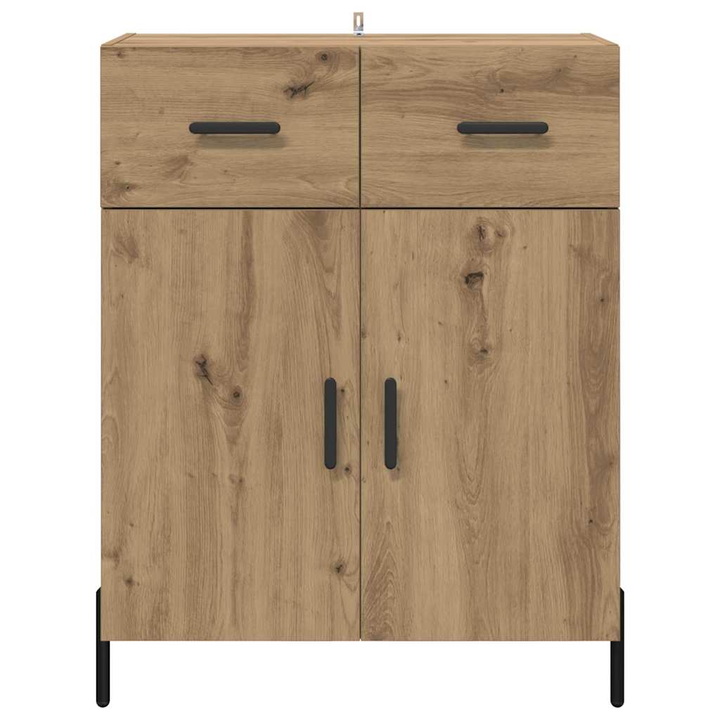 Sideboard Artisan-Eiche 69,5 x 34 x 90 cm Holzwerkstoff