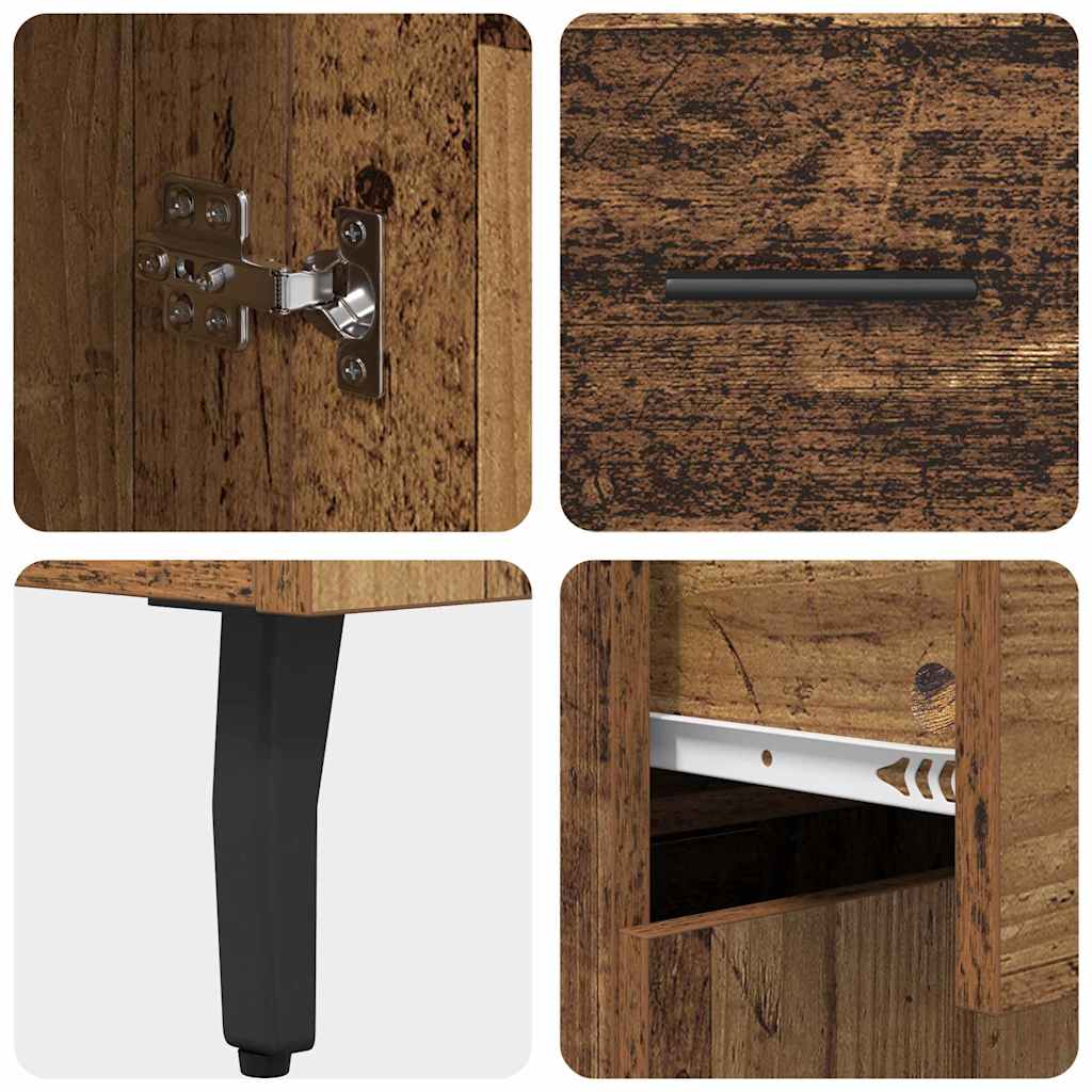 Sideboard Altholz 69,5 x 34 x 90 cm Holzwerkstoff