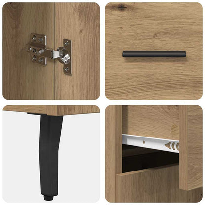 Sideboard Artisan-Eiche 69,5 x 34 x 90 cm Holzwerkstoff