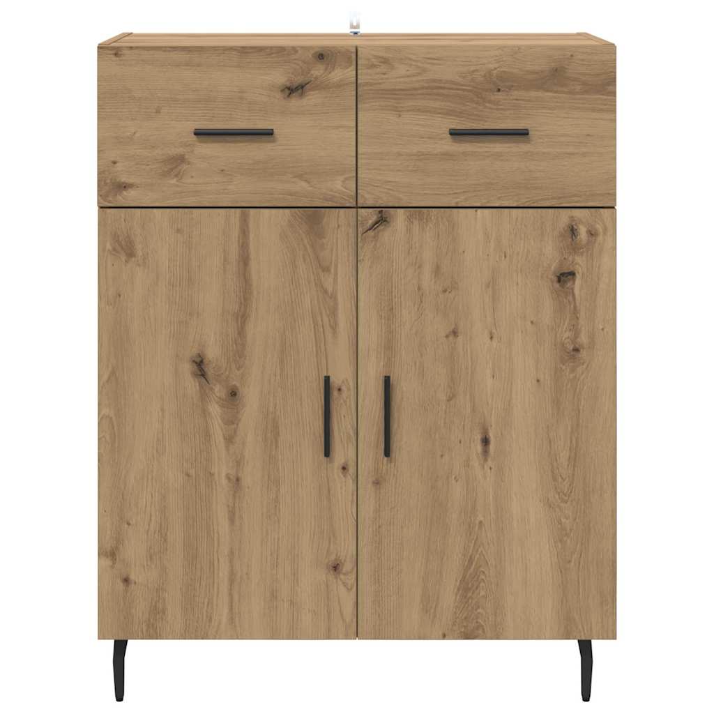 Sideboard Artisan-Eiche 69,5 x 34 x 90 cm Holzwerkstoff