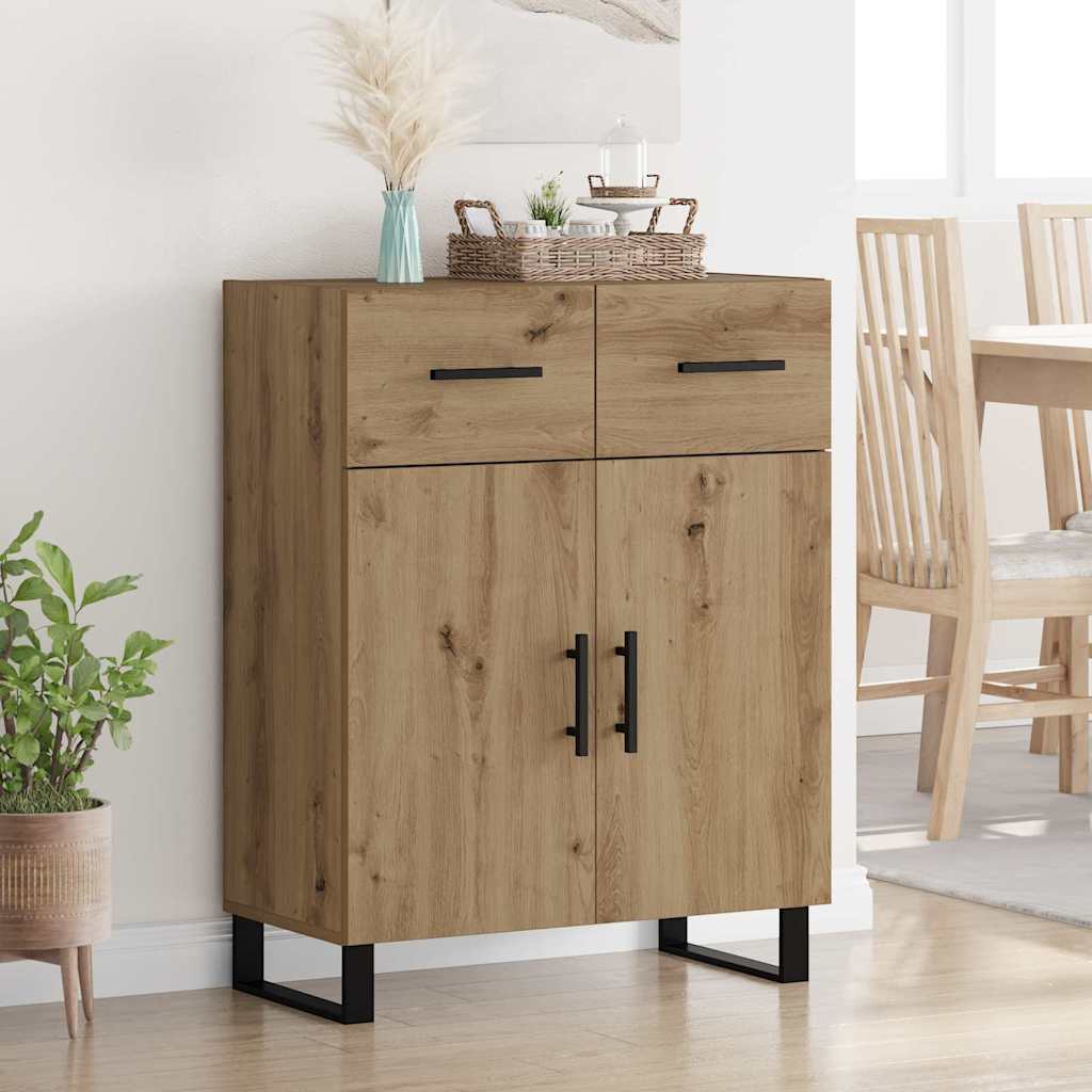 Sideboard Artisan-Eiche 69,5 x 34 x 90 cm Holzwerkstoff