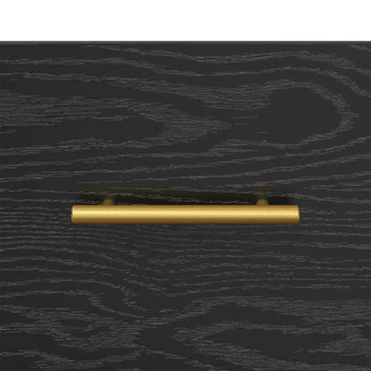 TV-Schränk Schwarz Eichen-Optik 150 x 36 x 30 cm Holzwerkstoff