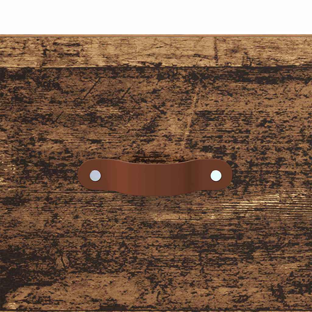 Wandmontiertes Nachttischchen Altholz 35 x 35 x 20 cm