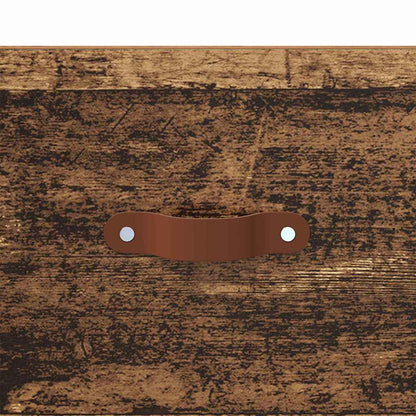 Wandmontiertes Nachttischchen Altholz 35 x 35 x 20 cm