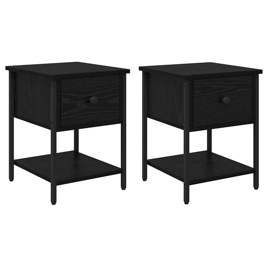 Nachttisch 2 pcs Altholz 35 x 35 x 20 cm Holzwerkstoff