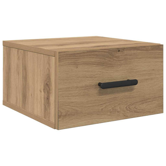 Nachttisch Eiche handwerklich 35 x 35 x 20 cm Holzwerkstoff