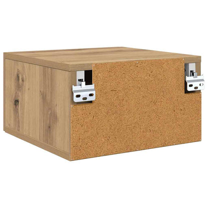 Nachttisch 2 pcs Eiche handwerklich 35 x 35 x 20 cm